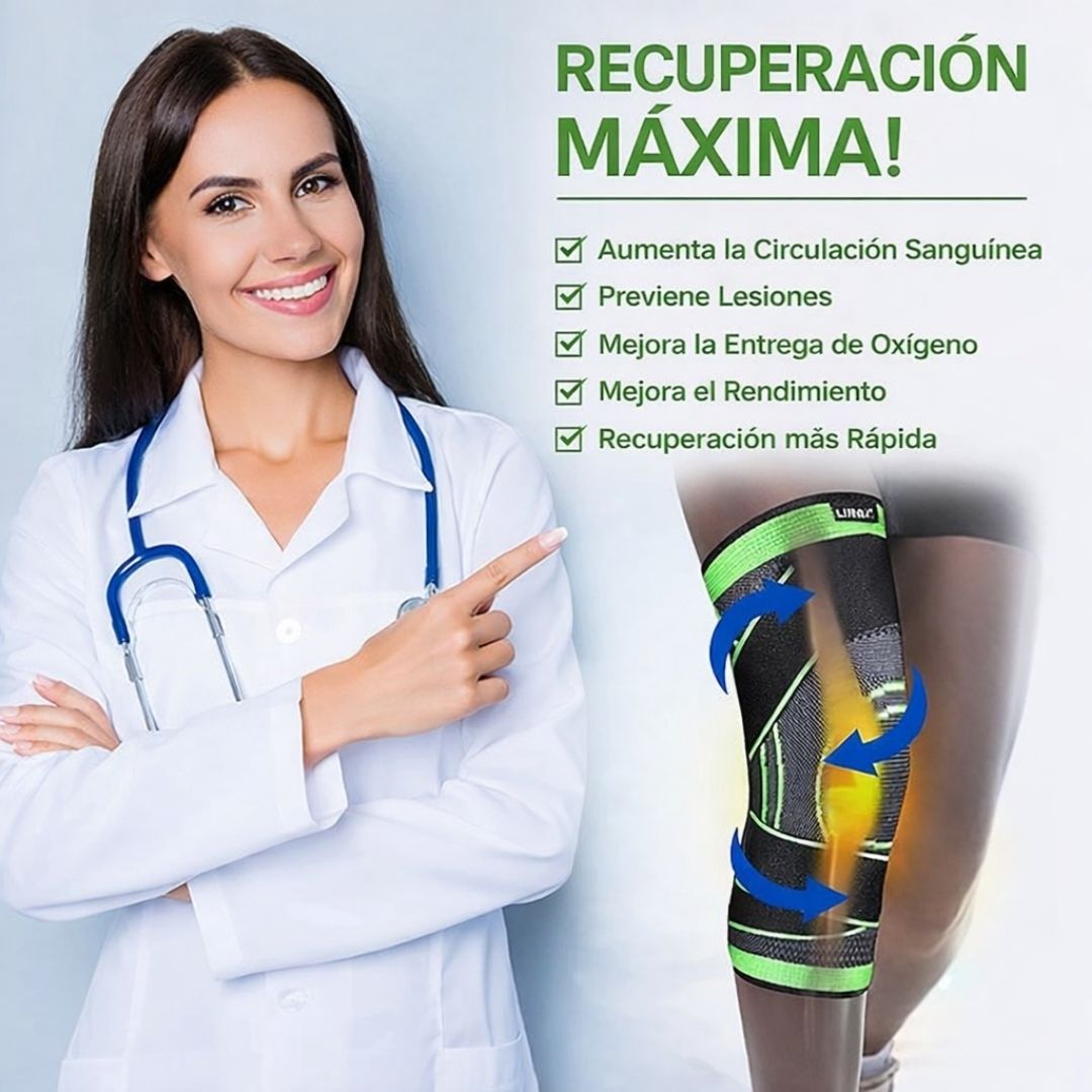 Rodillera recuperadora comoda Deportiva